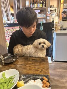 愛犬とご飯